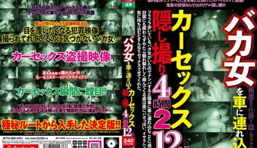 jktu00068【完全無料】バカ女を車に連れ込みカーセックス隠し撮り4時間2